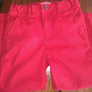Crown & Ivy red dress pants sz 4t